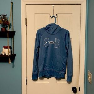 Women’s under armor blue hoodie- medium